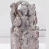 SHRI MAHADEVA & PARBATI (PINKSTONE) MARBLE HEIGHT-4.2 INCH | Justkalinga.com.