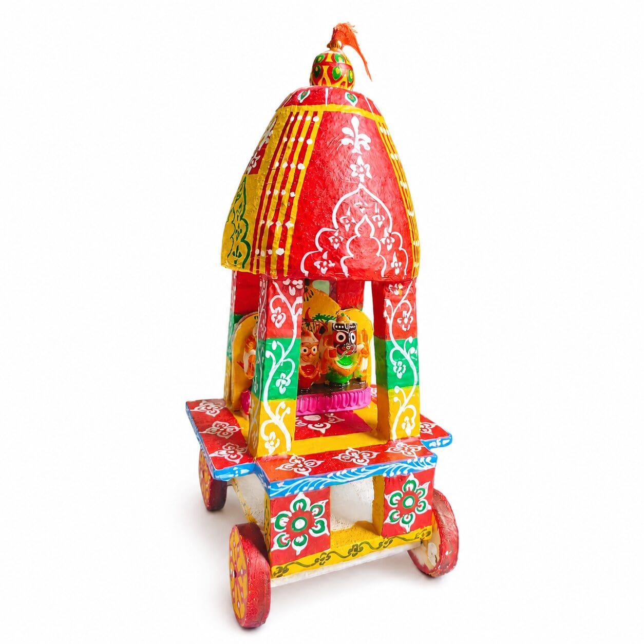 Handmade Wooden Rath For Shri Jagannath Mahaprabhu | From shri jagannath dham , puri - Image 2