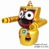 Maha Laxmi Varnam: Ritual-Grade Neem Wood Jagannath Murti - Image 2