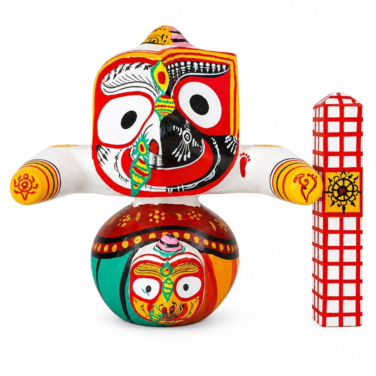 Kundalini Spiritual: Ritual-Grade Neem Wood Jagannath Murti