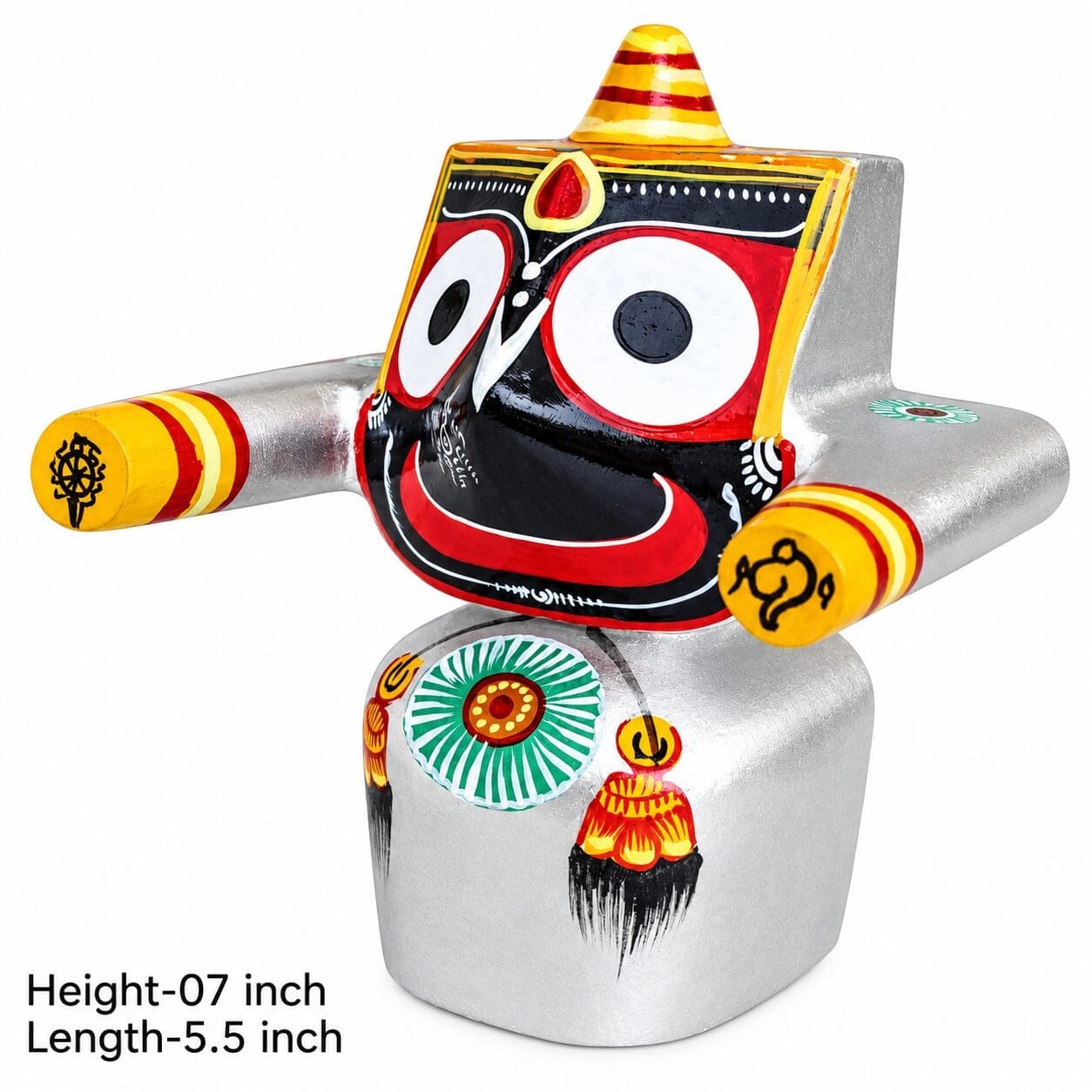 Laxmi Varnam: Ritual-Grade Neem Wood Jagannath Murti - Image 3