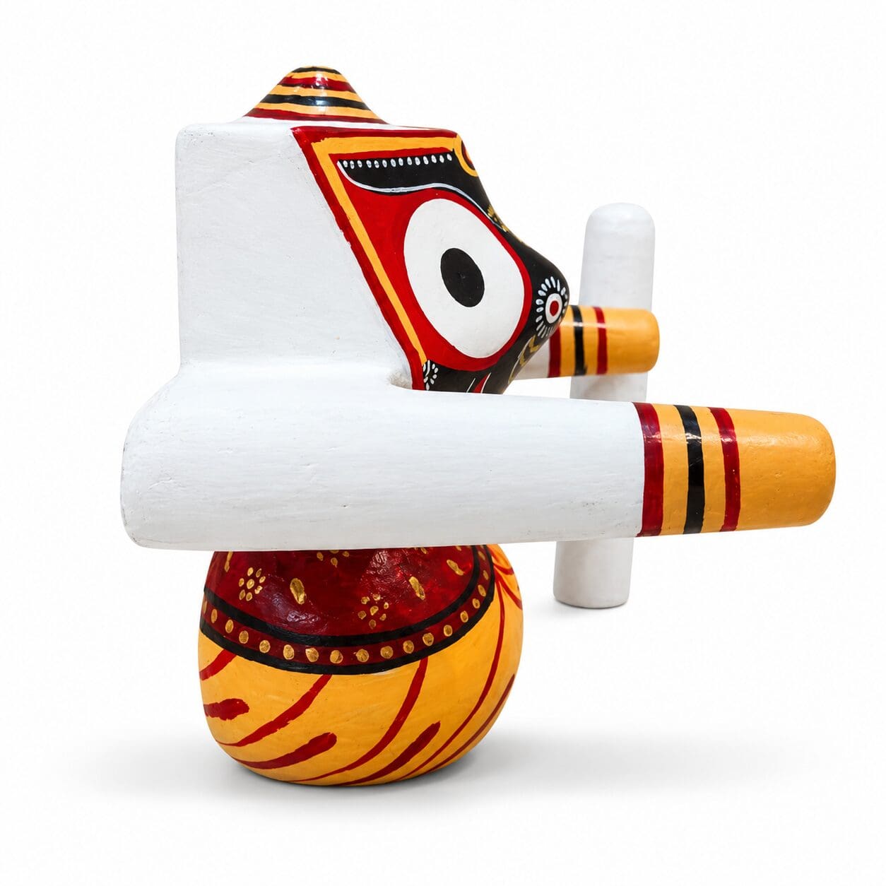 Laxmi Rupam: Ritual-Grade Neem Wood Jagannath Murti - Image 2