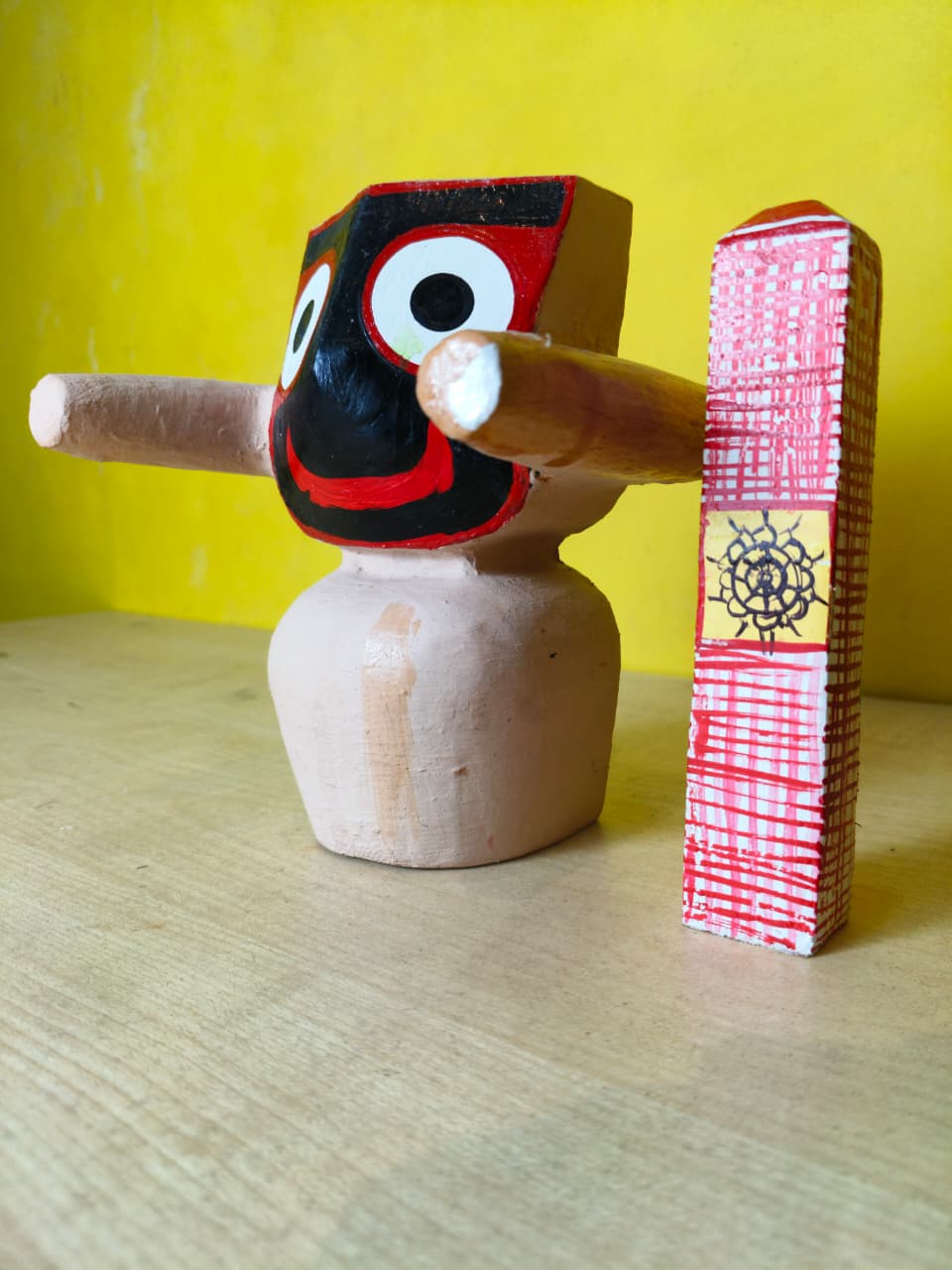 Mohon Rupam: Ritual-Grade Neem Wood Jagannath Murti | From shri jagannath dham , puri - Image 4