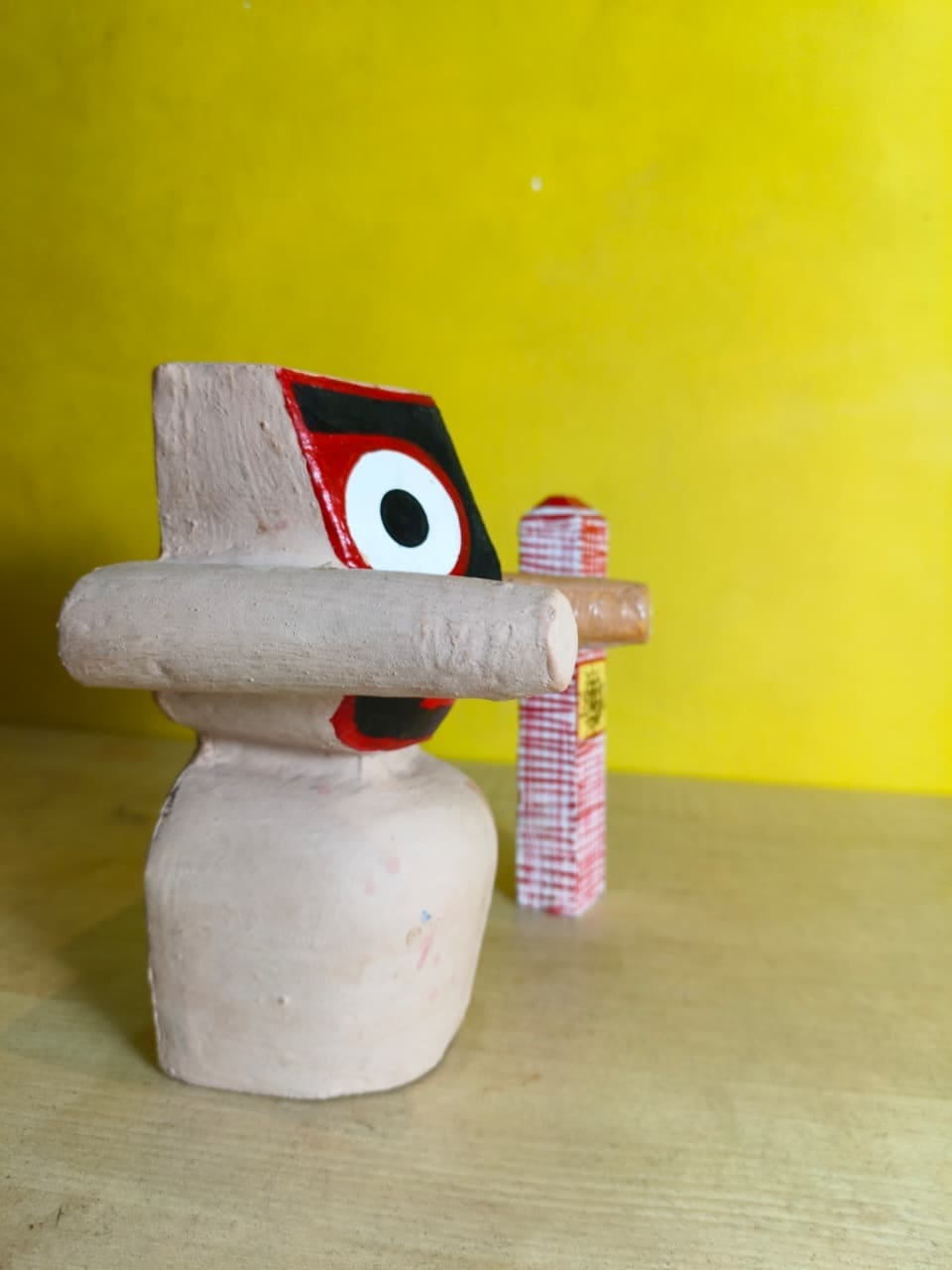 Mohon Rupam: Ritual-Grade Neem Wood Jagannath Murti | From shri jagannath dham , puri - Image 5