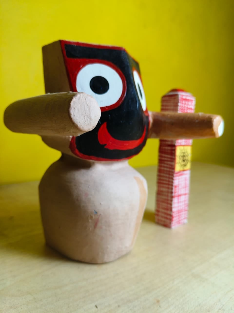 Mohon Rupam: Ritual-Grade Neem Wood Jagannath Murti | From shri jagannath dham , puri - Image 2