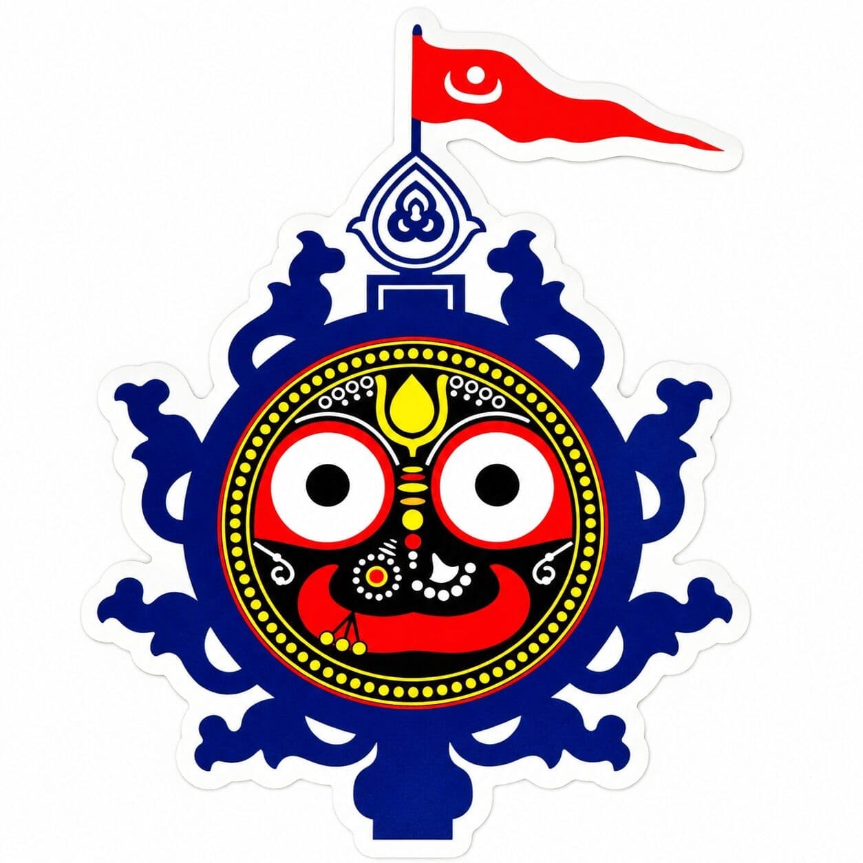 Lord Jagannath Car Sticker | From shri jagannath dham , puri