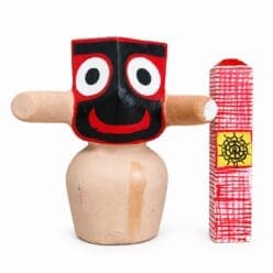 Mohon Rupam: Ritual-Grade Neem Wood Jagannath Murti