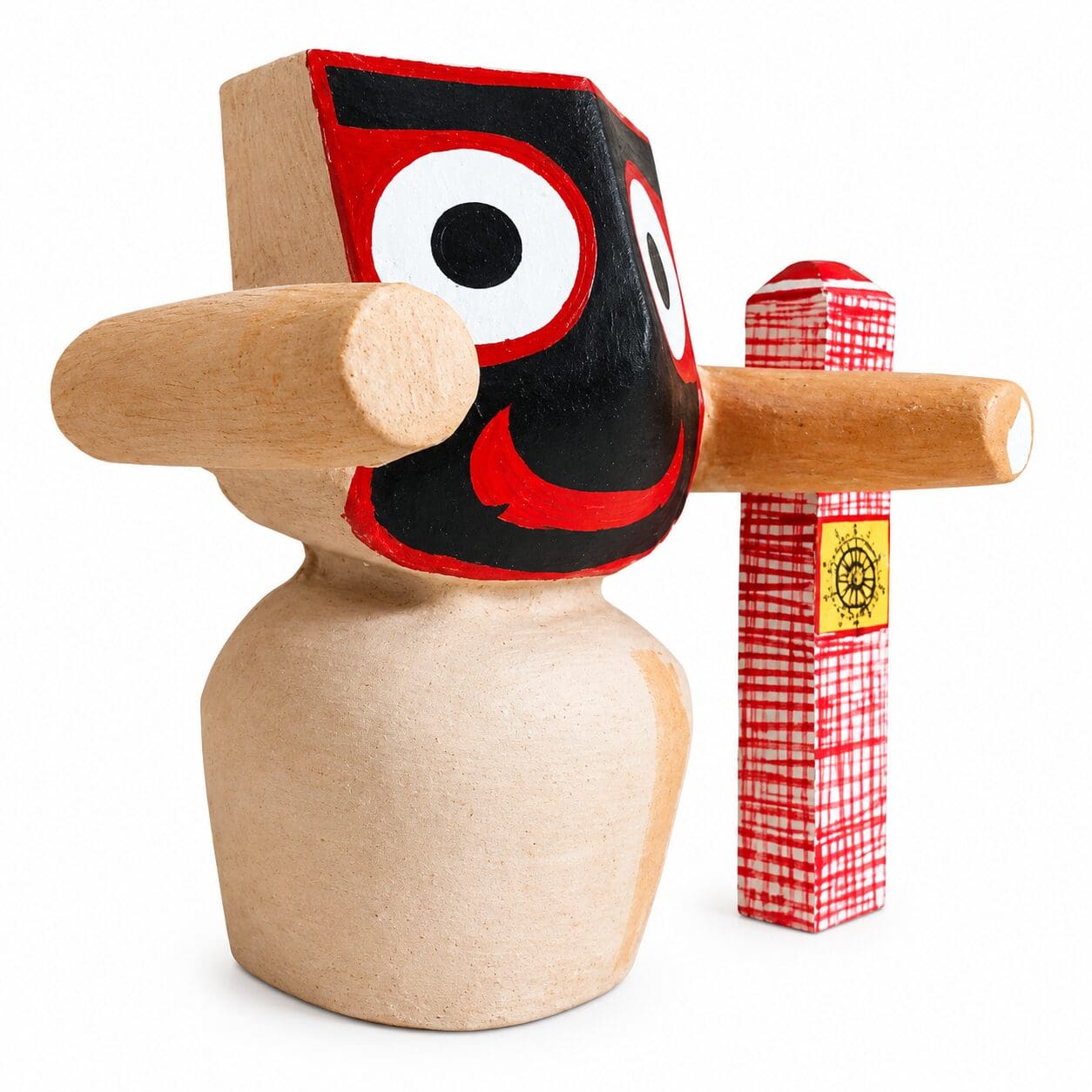 Mohon Rupam: Ritual-Grade Neem Wood Jagannath Murti - Image 2