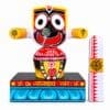 Raja Rupam: Ritual-Grade Neem Wood Jagannath Murti - Image 3