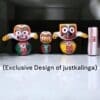 Handcrafted 4-inch neem wood Jagannath Murti set featuring Lord Jagannath, Balabhadra, Subhadra, Sudarsan Chakra, with Nirmalya, Sanjua, dress, and puja guide.