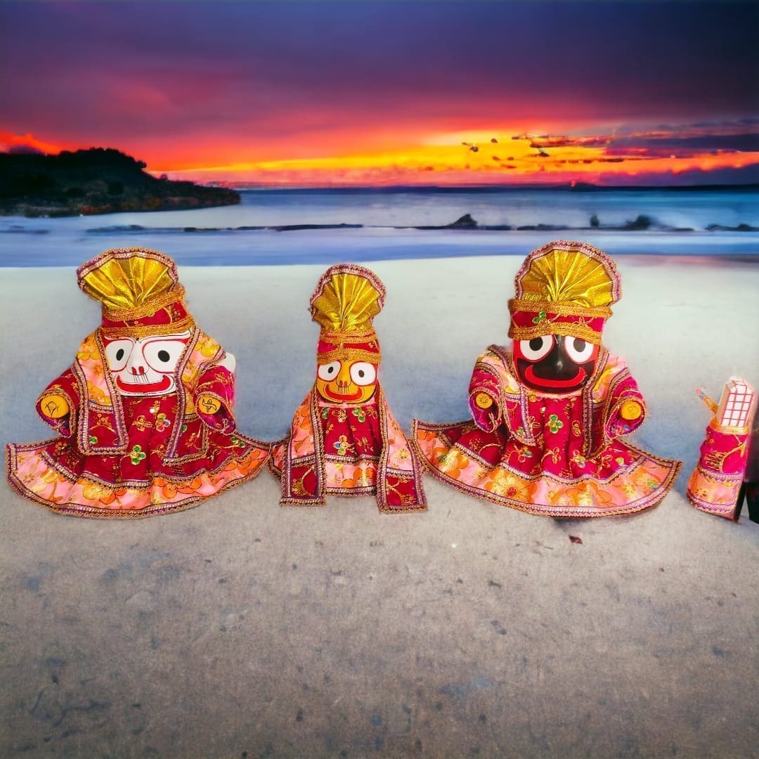 Buy premium dress for mahaprabhu and siblings from justkalinga.com