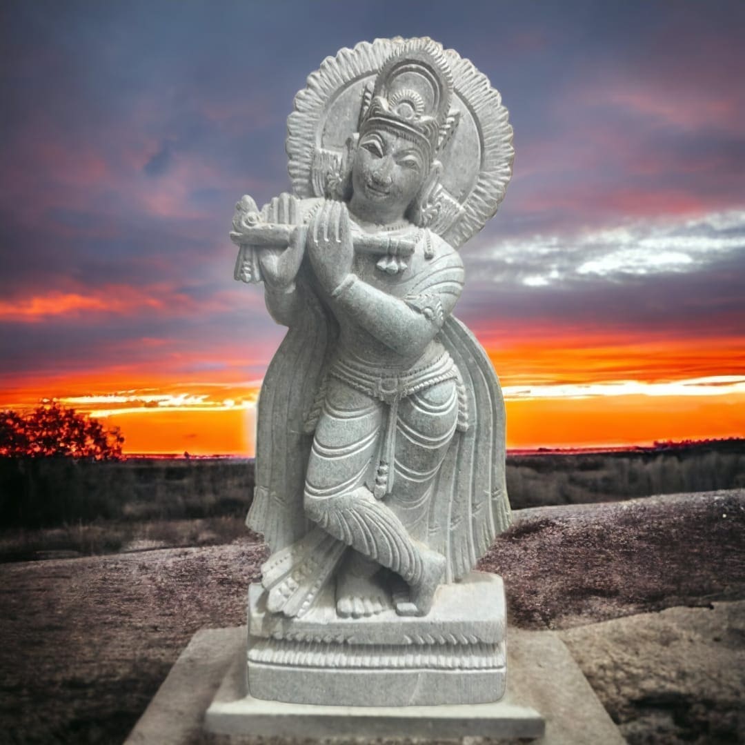 buy shri krishna stone murti from justkalinga.com