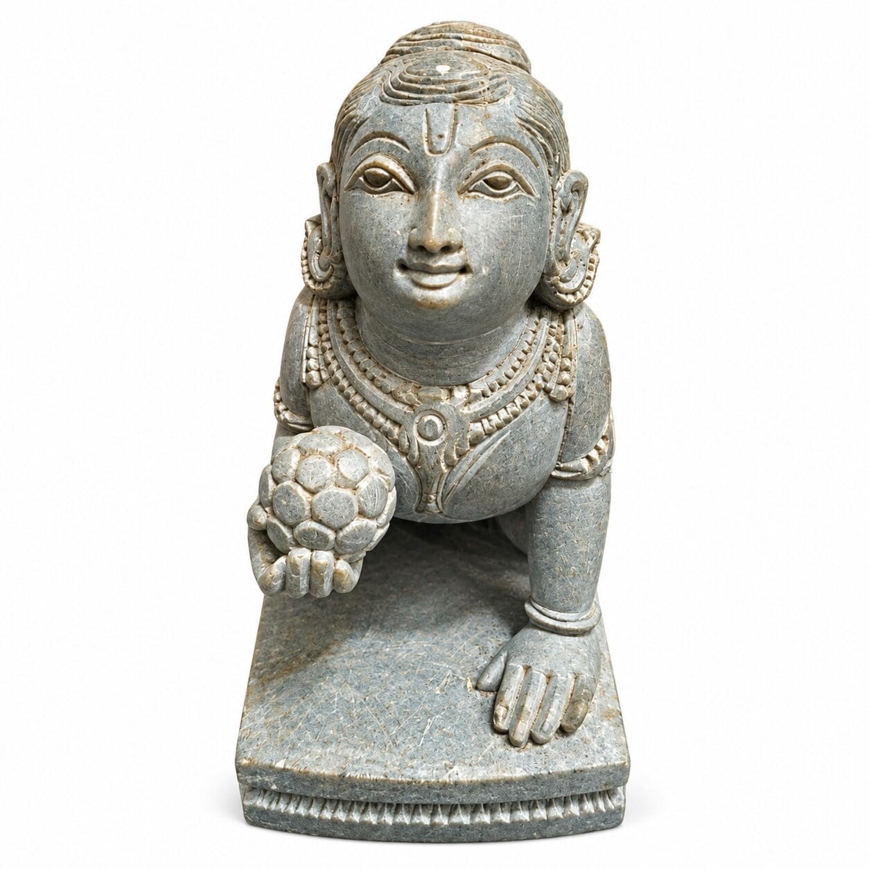 Balgopal Stone Murti: Ritual-Grade Stone Balgopal Murti - Image 3