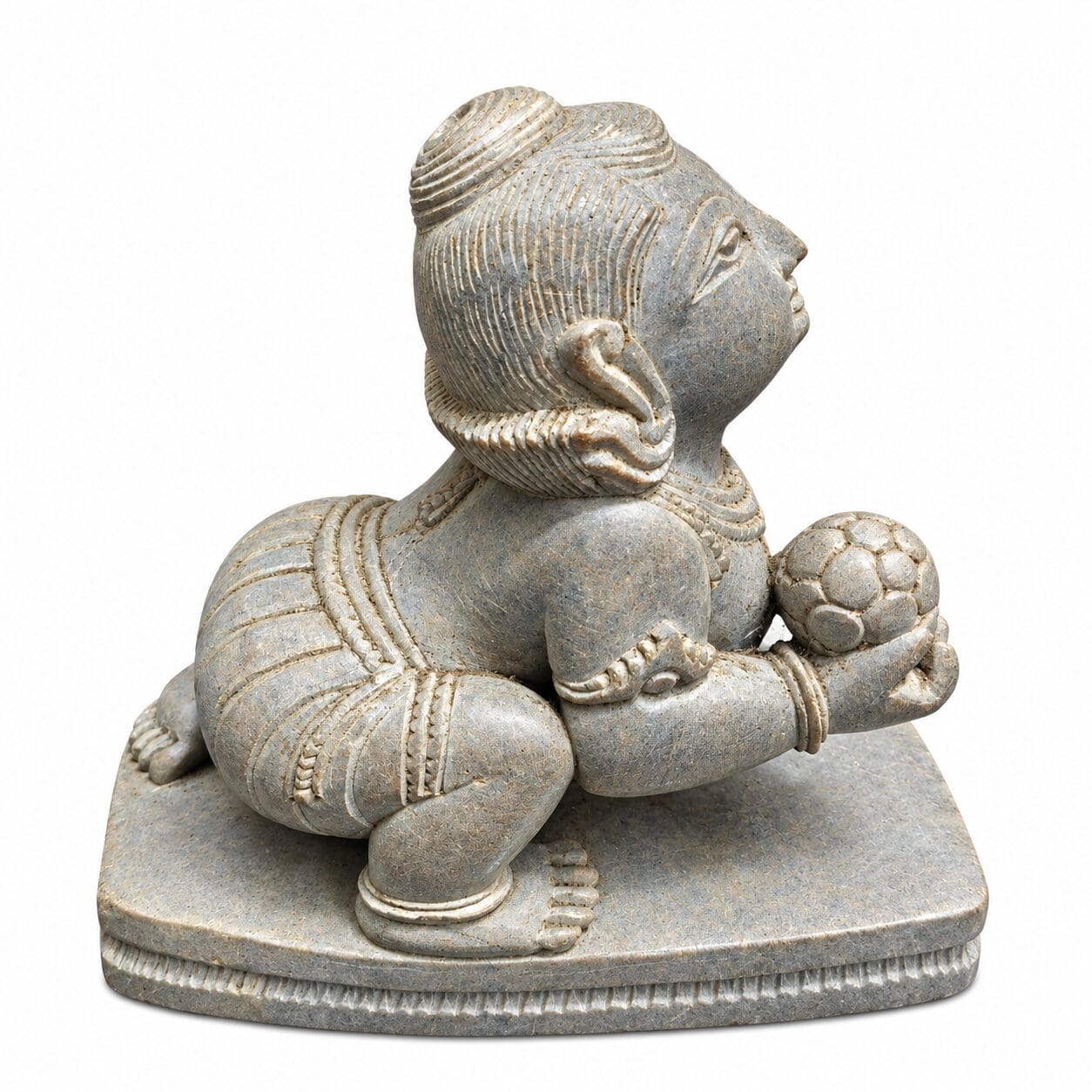 Balgopal Stone Murti: Ritual-Grade Stone Balgopal Murti - Image 2