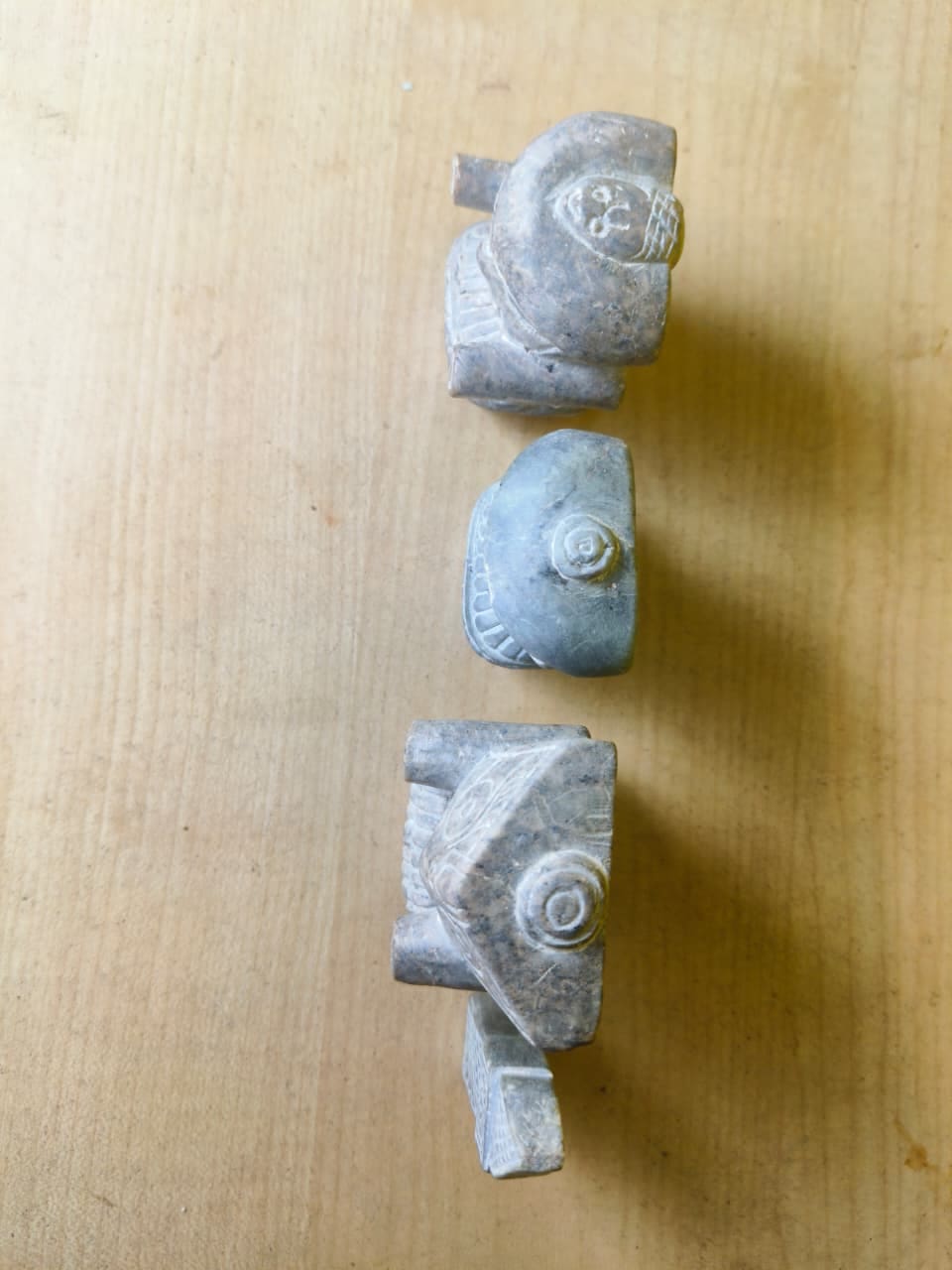 Stone Murti: Ritual-Grade Stone Jagannath Set | From shri jagannath dham , puri - Image 4
