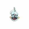 Jagannath Silver Locket featuring the sacred Nila Chakra, symbolizing spiritual transformation and connection to the divine.