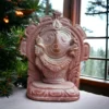 Welcome the divine presence of Lord Jagannath with this exquisite Stone Murti, handcrafted with intricate details.