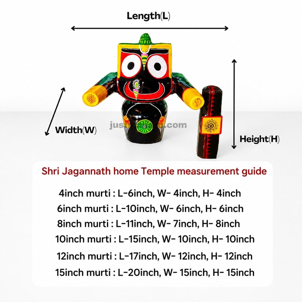 Niladrinath Combo: Ritual-Grade Neem Wood Jagannath Seva Combo | From shri jagannath dham , puri - Image 2