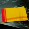 Traditional Indian attire for spiritual practices, featuring a Dhoti and Uttariya in auspicious colors.