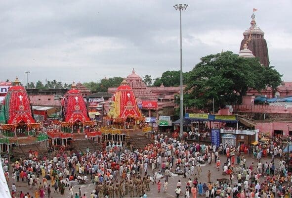 Divine Chariot during Lord Jagannatha's Ratha Yatra