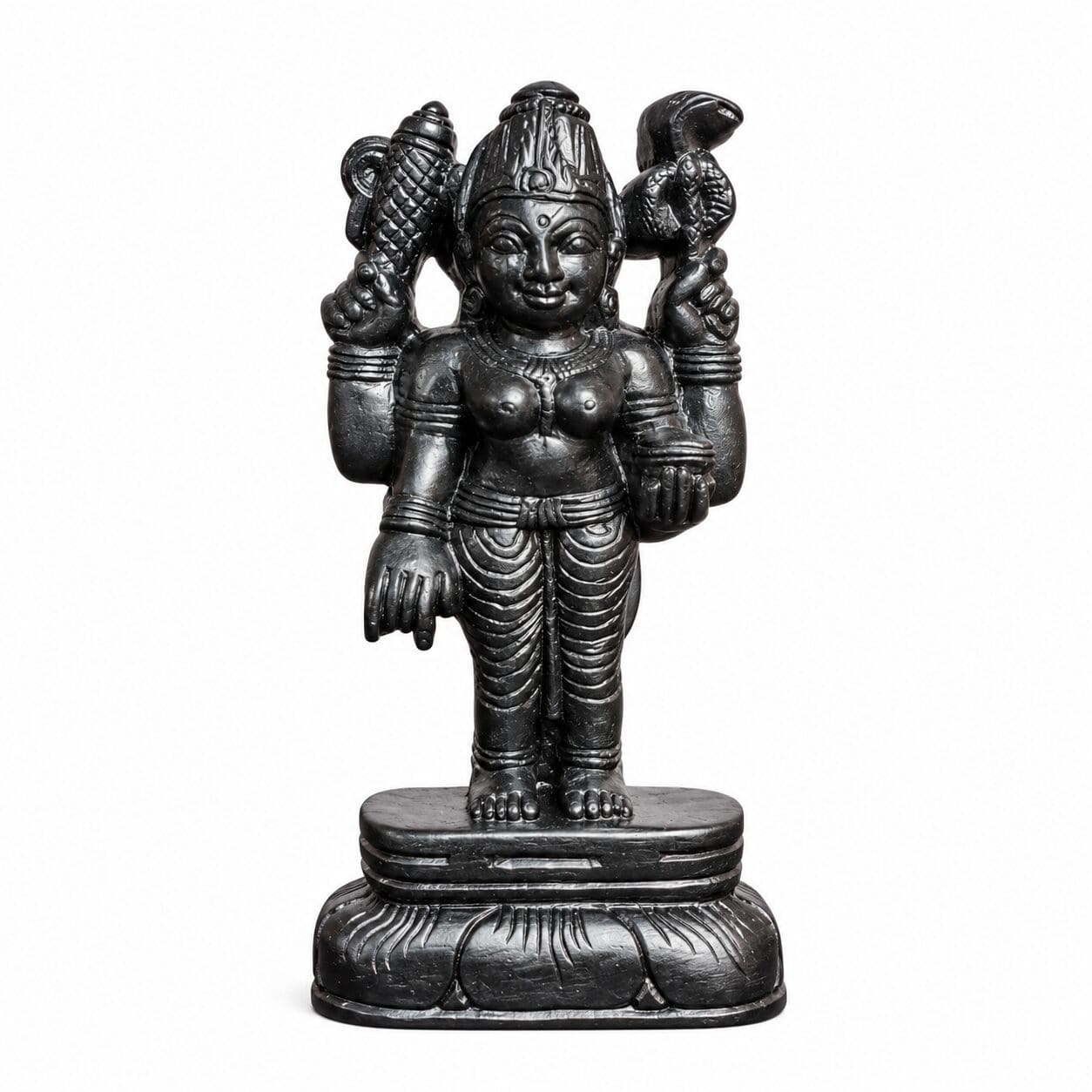 Maa Bimala Murti hand-carved black stone idol