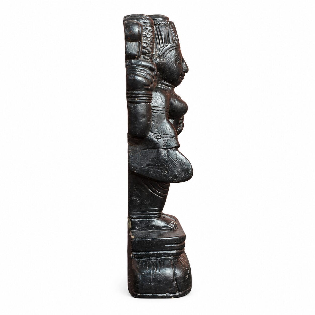 Maa Bimala Murti in Black Stone – Hand-Carved Divine Idol: Ritual-Grade Black Stone Jagannath Murti | - Image 5