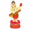 Narad Muni Wooden Murti devotional figure