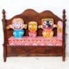 SIDHESWAR RUPAM: Ritual-Grade Neem Wood Jagannath Set | From shri jagannath dham , puri