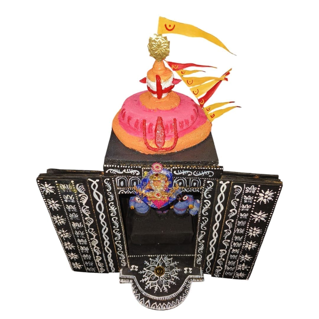 Seva-Samarpan Rupam: Curated Devotional Combo - Shri Jagannath Home Temple with Murti | From shri jagannath dham , puri - Image 2