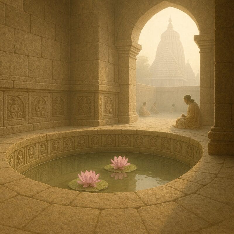 Rohini Kund sacred tirtha inside Puri Srimandir