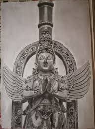Garuda Pillar linked with Sri Chaitanya's devotion in Puri
