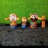 Karunamaya Rupam Neem Wood Jagannath Idol & Siblings: Ritual-Grade Neem Wood Jagannath Set | From shri jagannath dham , puri