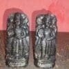 Jaya Vijaya Murti (Black Stone): Ritual-Grade Black Stone Dwarapalaka Pair | From shri jagannath dham , puri