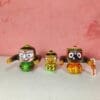 Bana Madhaba Neem Wooden Murti Set: Ritual-Grade Neem Wood Jagannath Set | From shri jagannath dham , puri - 8INCH
