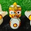Matha Mani Temple Style Brass Ornament for Mahaprabhu (3 Parts) | From shri jagannath dham , puri - Image 4