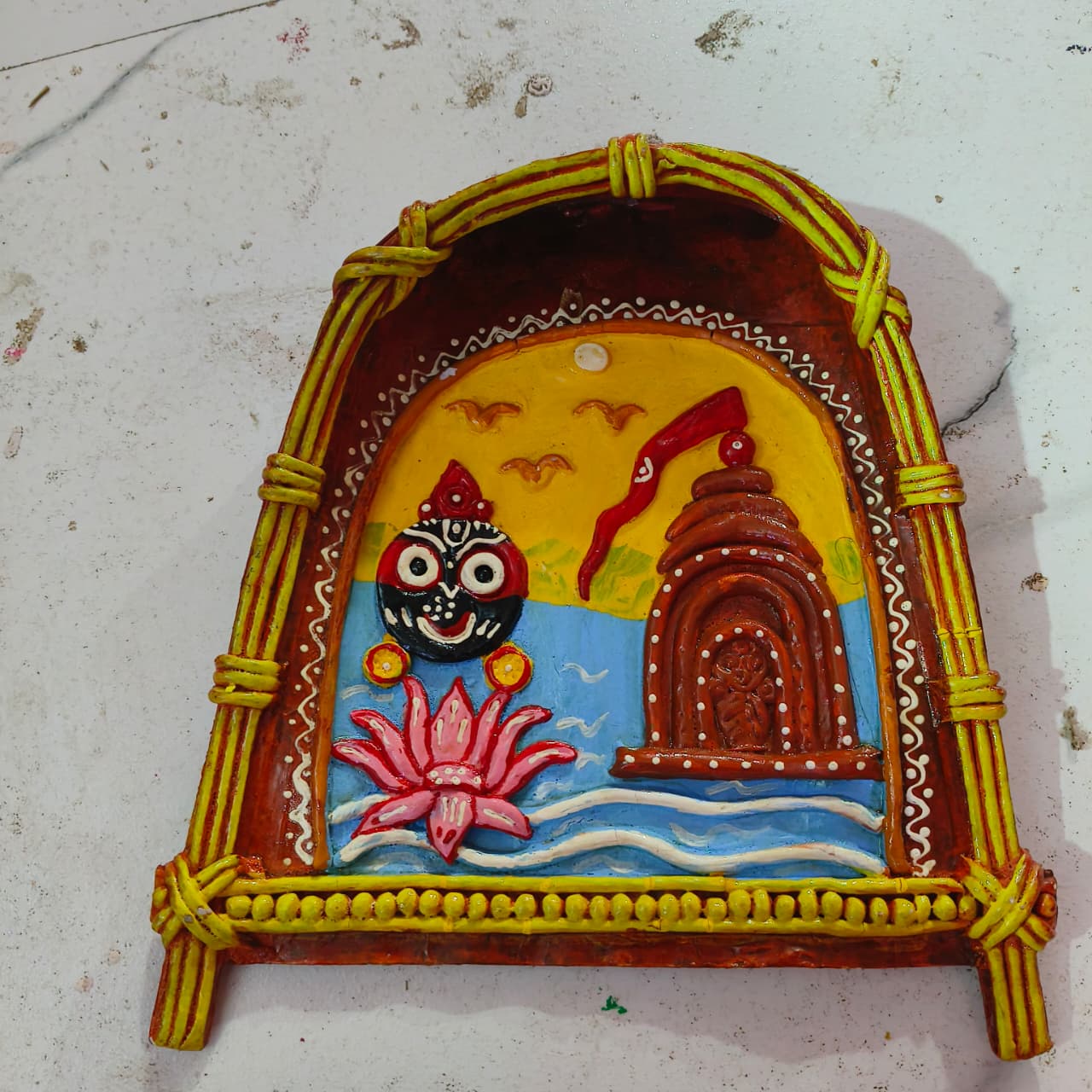 Nilasindhu Kula: Sacred Coastal Wall Art | From shri jagannath dham , puri
