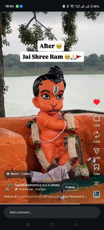 Hanuman devotional image for Mahabisuba Sankranti and Hanuman Jayanti