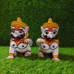 Temple Type Fiber Lion Set (2 Parts) | From shri jagannath dham , puri