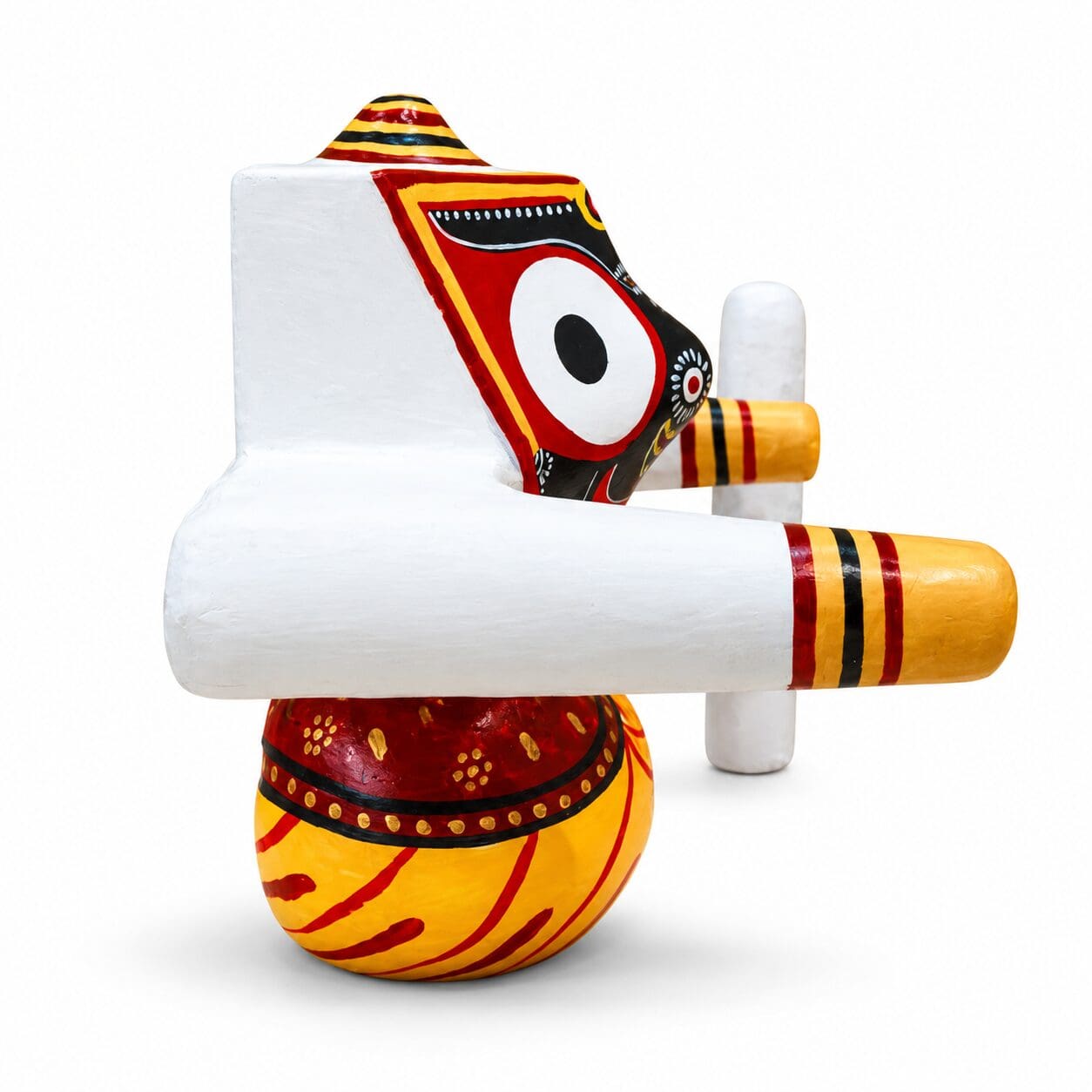 Laxmi Rupam: Ritual-Grade Neem Wood Jagannath Set - Image 6